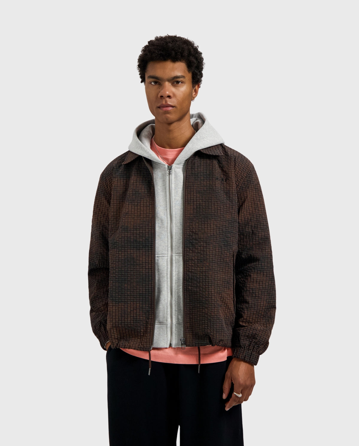 Olaf Ripstop Coach Jacket Hot Fudge