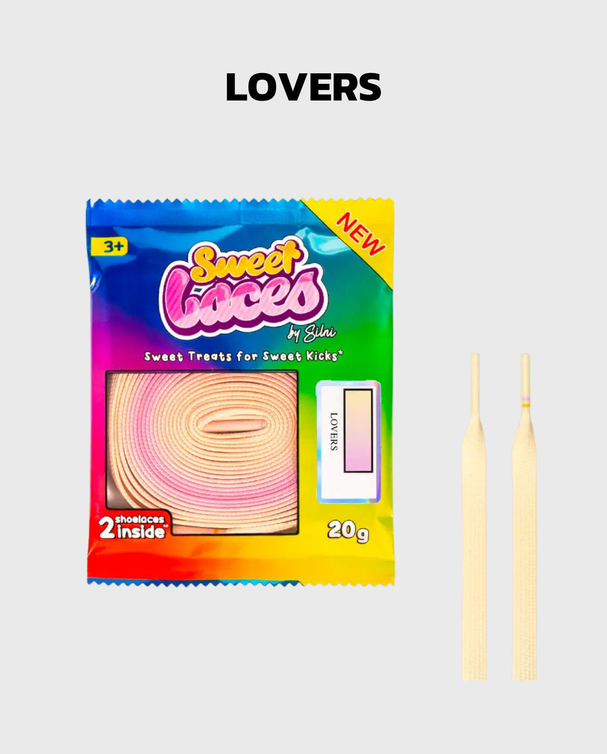 Zoete vetersets in roze en crème, twee lange linten