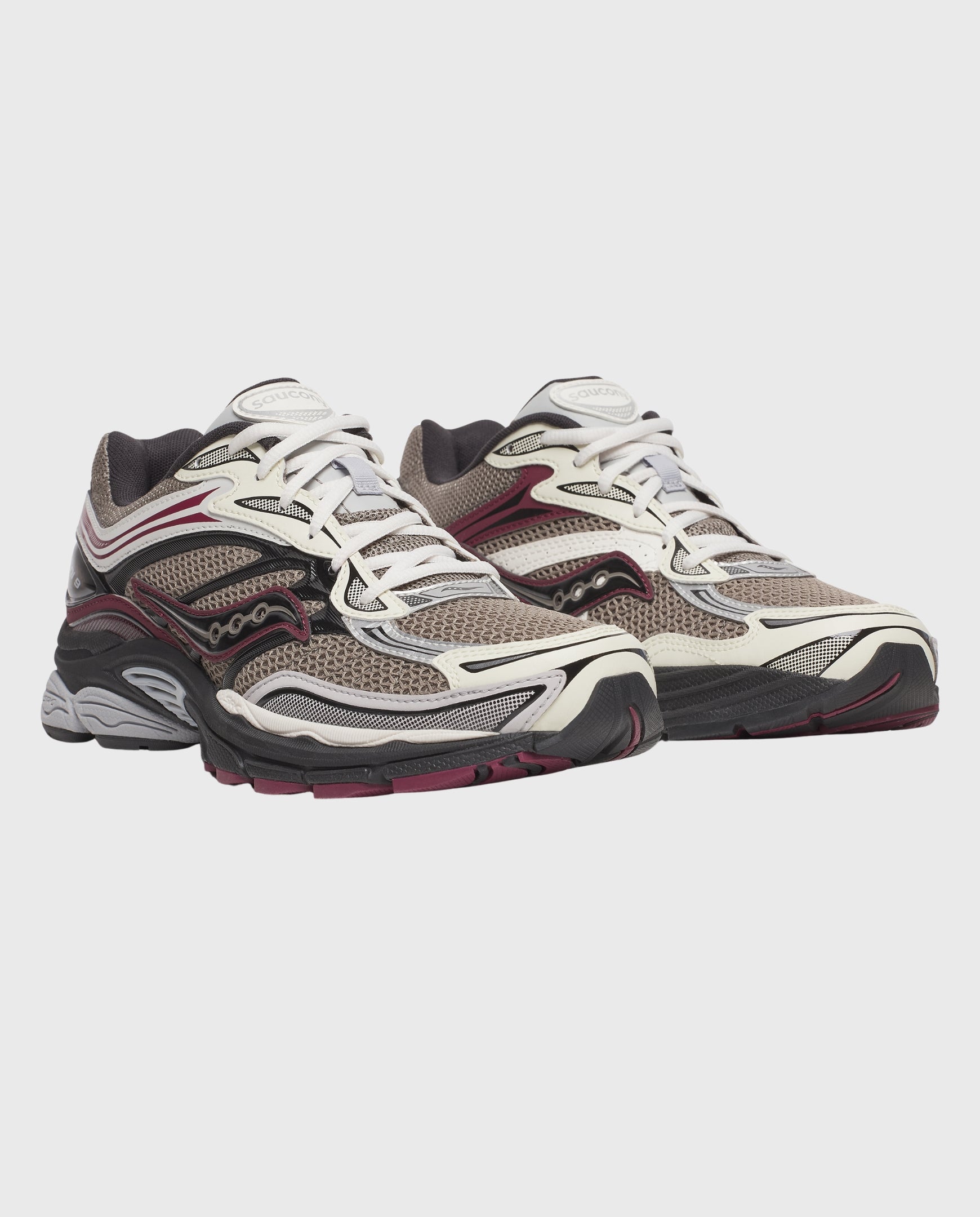 Saucony Progrid Omni 9 Tan / Maroon