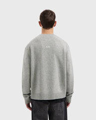 Essential Knitted Crewneck Heather Grey