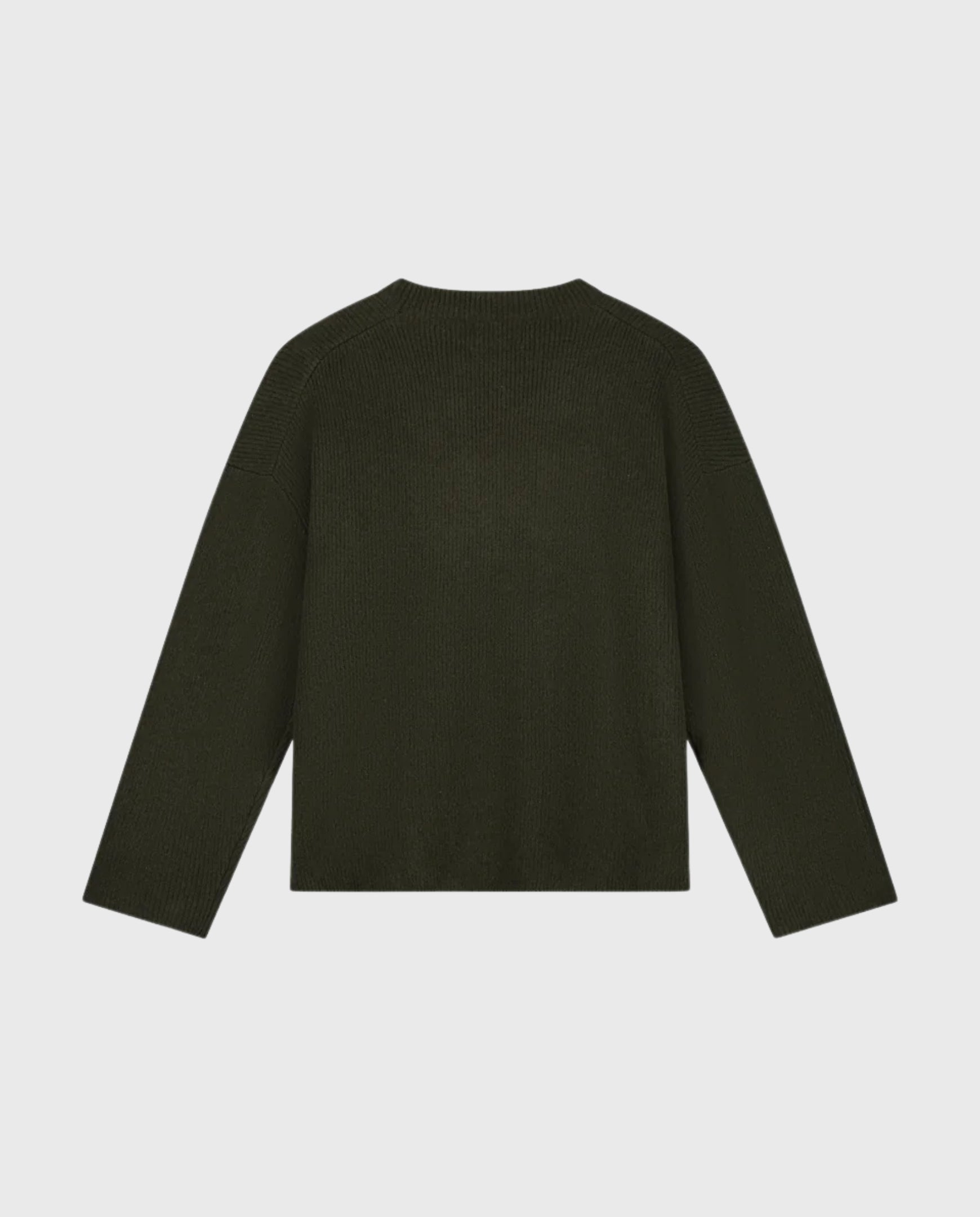 Signature Knitted Crewneck Olive Night