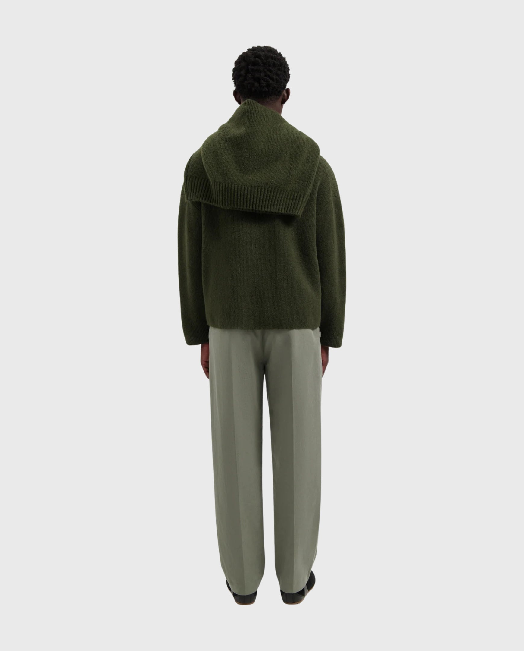 Signature Knitted Crewneck Olive Night