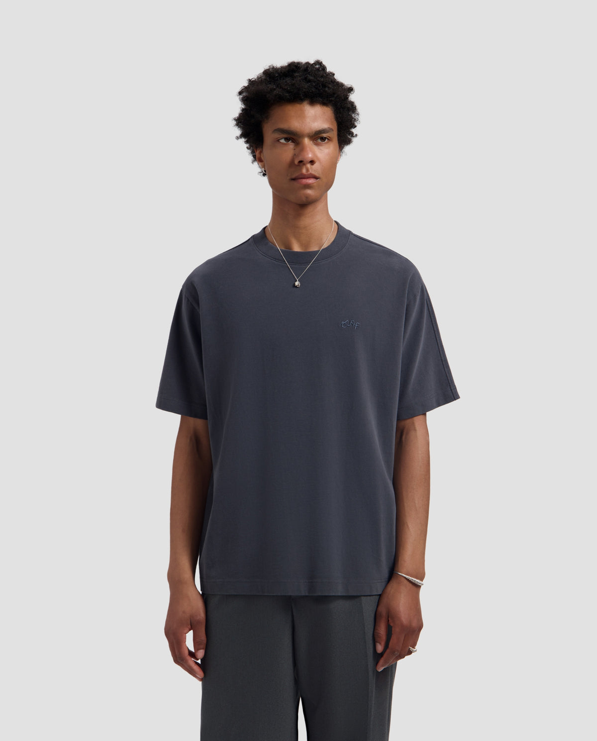 Signature Tee Charcoal