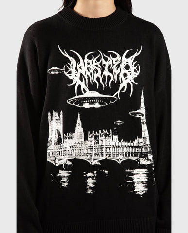 Wasted Paris Skylab Sweater Black