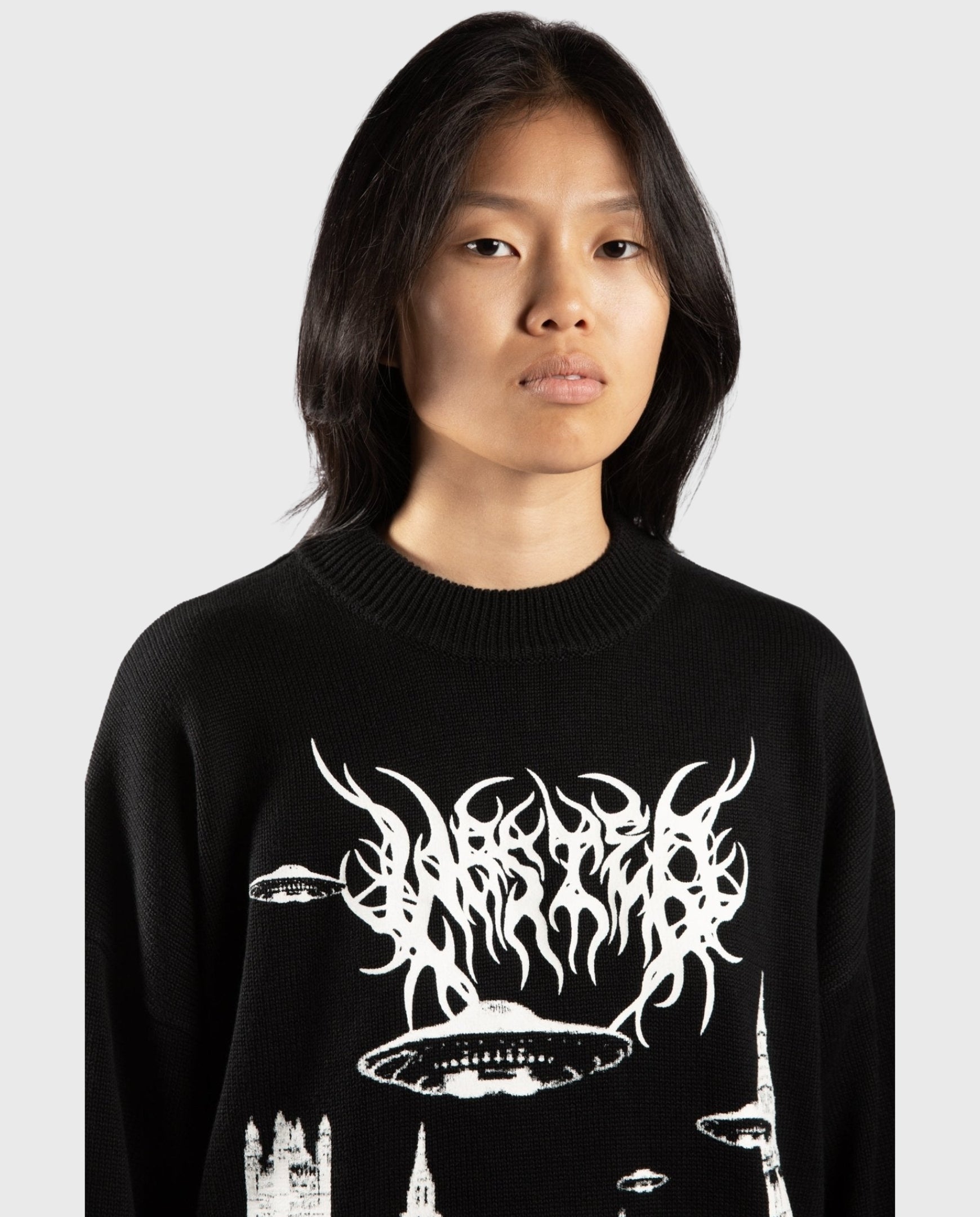 Wasted Paris Skylab Sweater Black