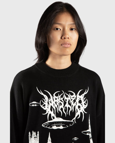 Wasted Paris Skylab Sweater Black