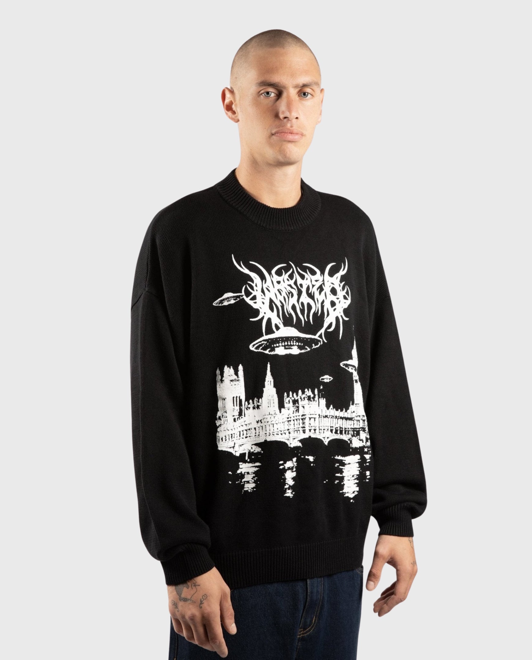 Wasted Paris Skylab Sweater Black