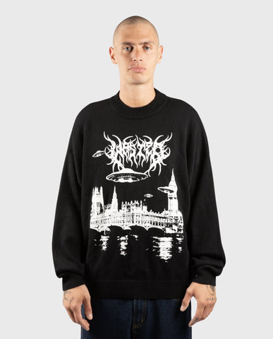 Wasted Paris Skylab Sweater Black