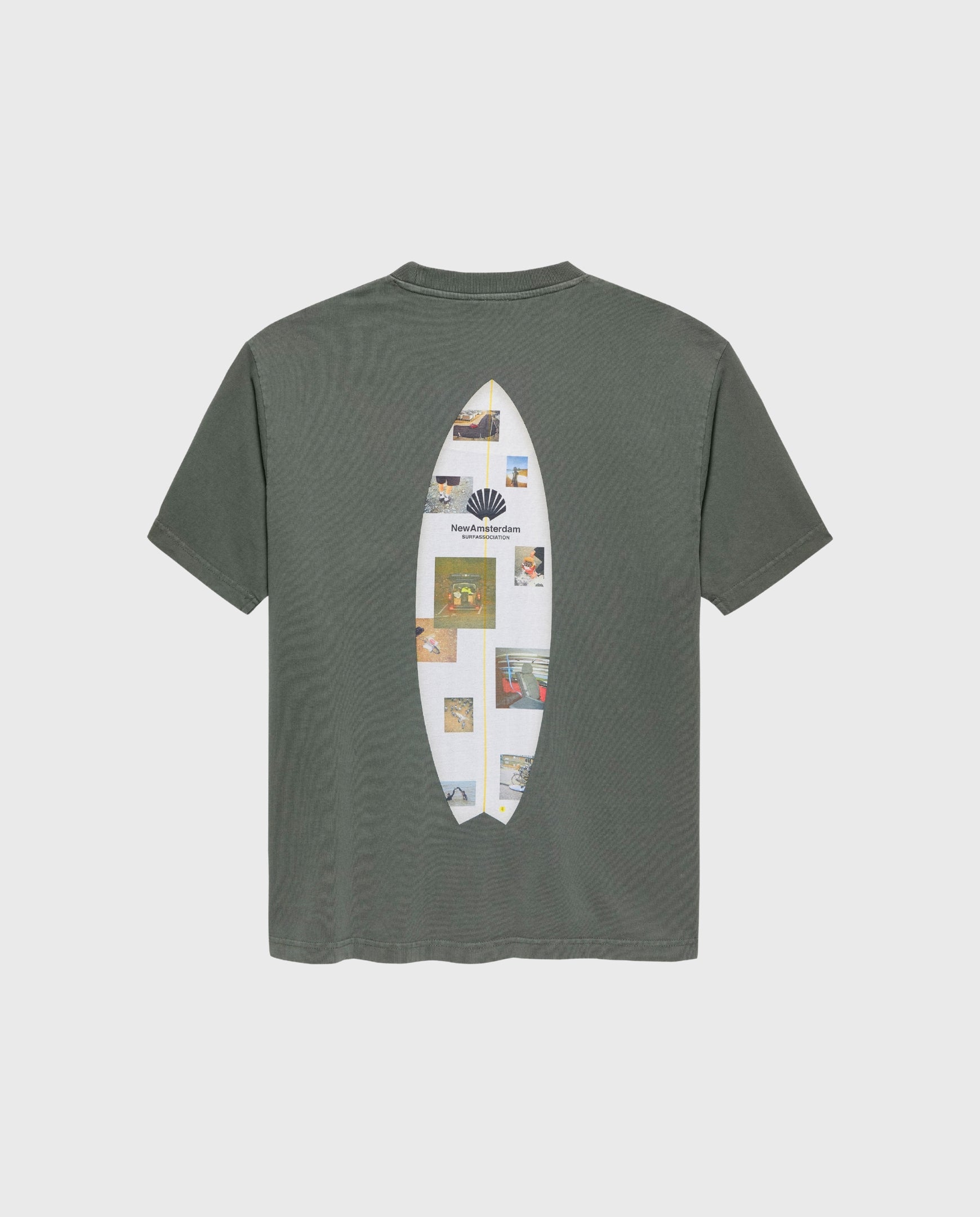 Surf Zine Tee Shark Green
