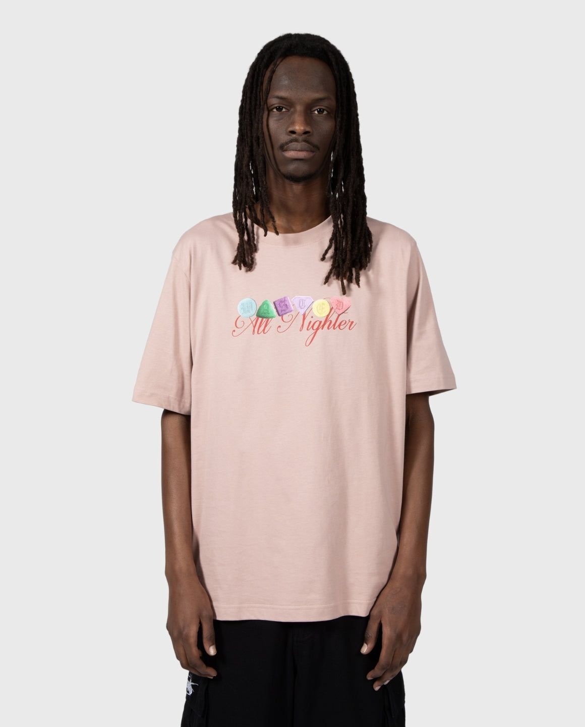 Wasted Paris T-shirt Nighters - Woodrose | Noble