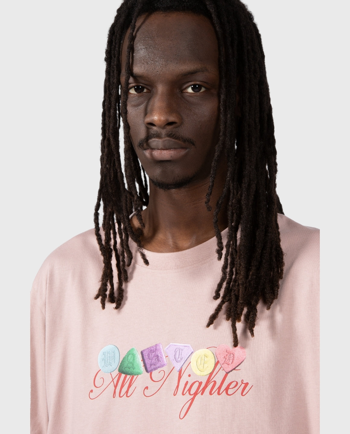 Wasted Paris T-shirt Nighters - Woodrose | Noble