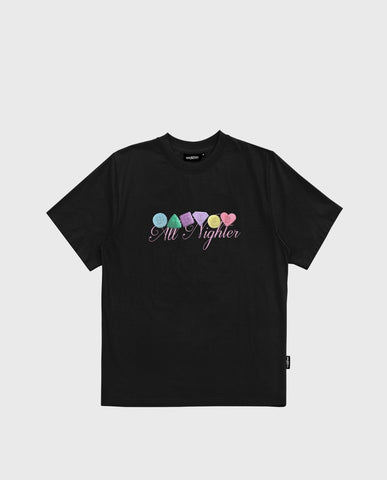 Wasted Paris T-shirt Nighters - Black | Noble