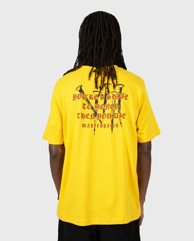 Wasted Paris T-shirt Stake - Golden Yellow | Noble