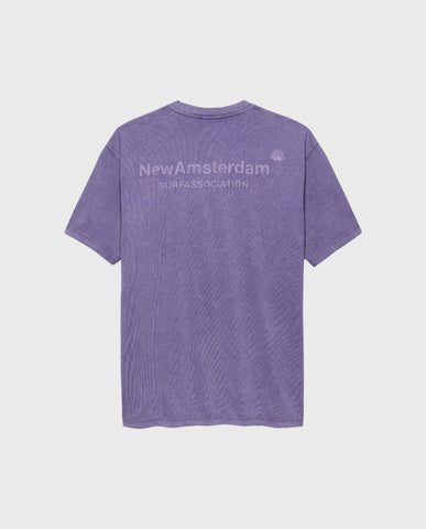 Logo T-shirt Washed Embro Purple Haze