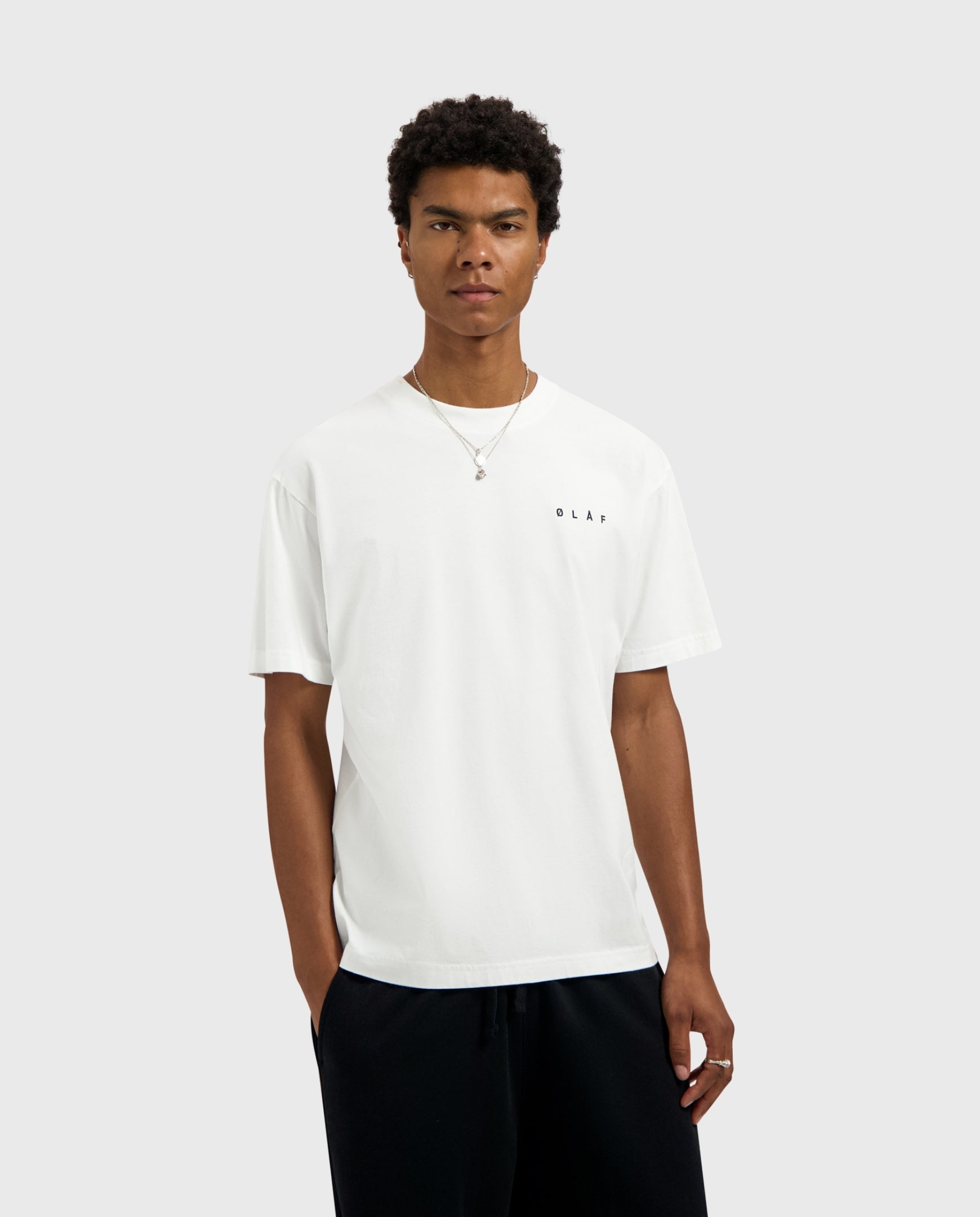 Taped Easel T-Shirt Optical White