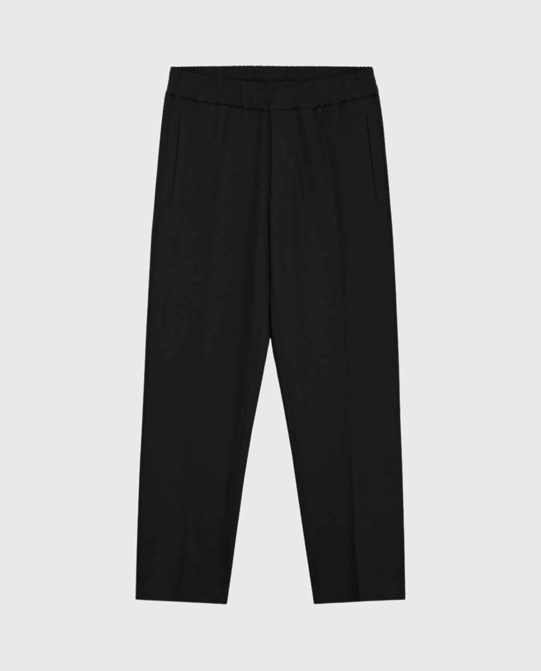 Tailored Slim Elasticated Pants Black
