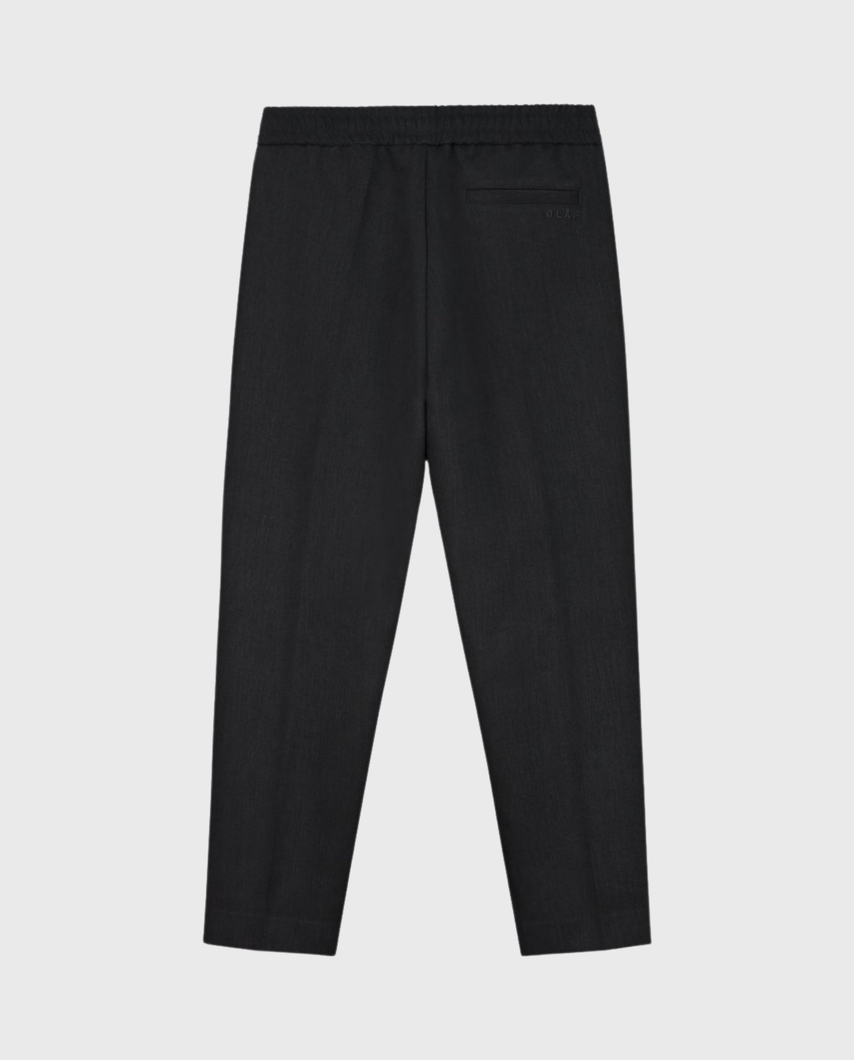Tailored Slim Elasticated Pants Grey Melange