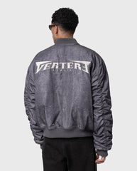 Winter Bomber Washed Black