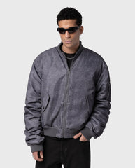 Winter Bomber Washed Black