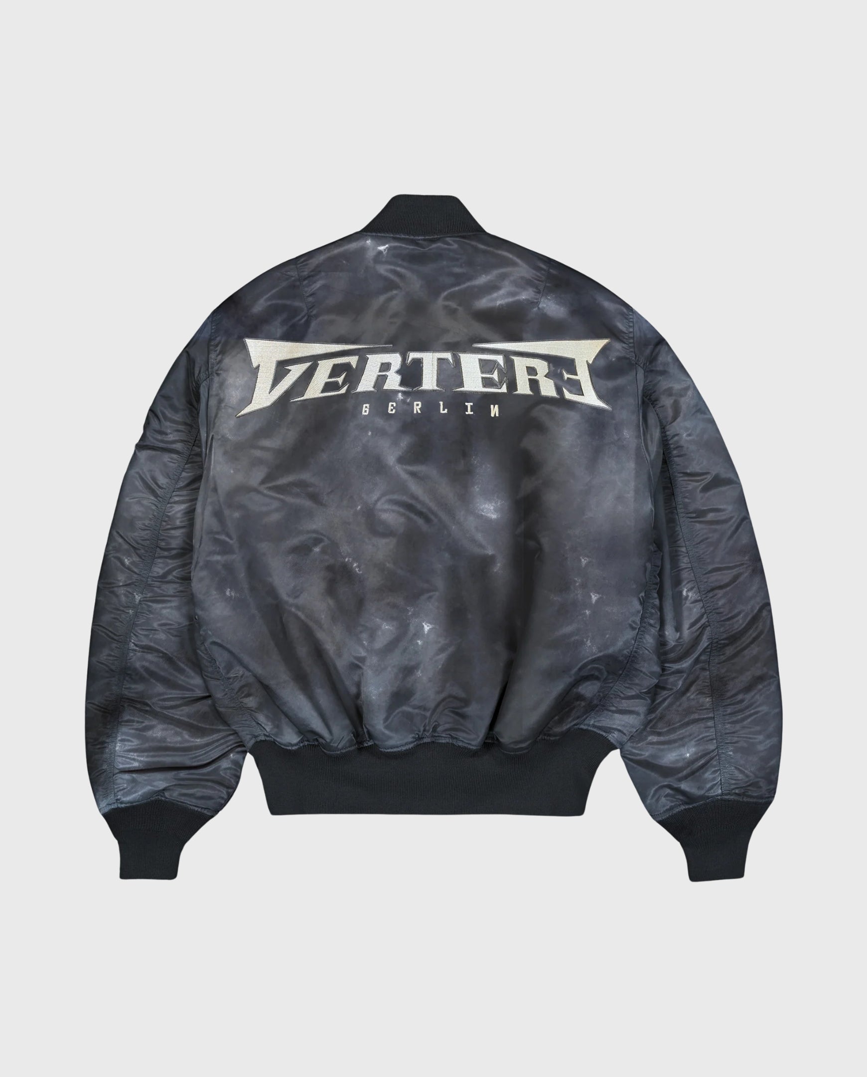 Winter Bomber Washed Black