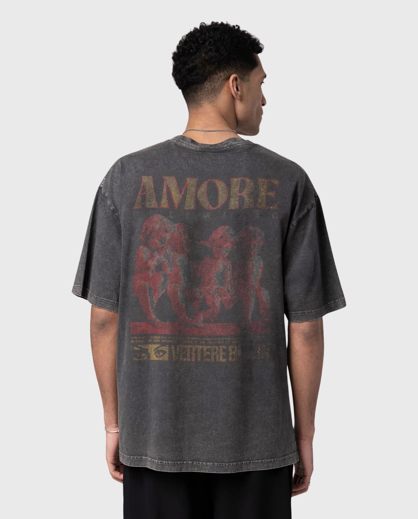 Amore Unltd. T-Shirt Washed Black