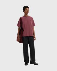 Washed Signature T-Shirt Rum Raisin