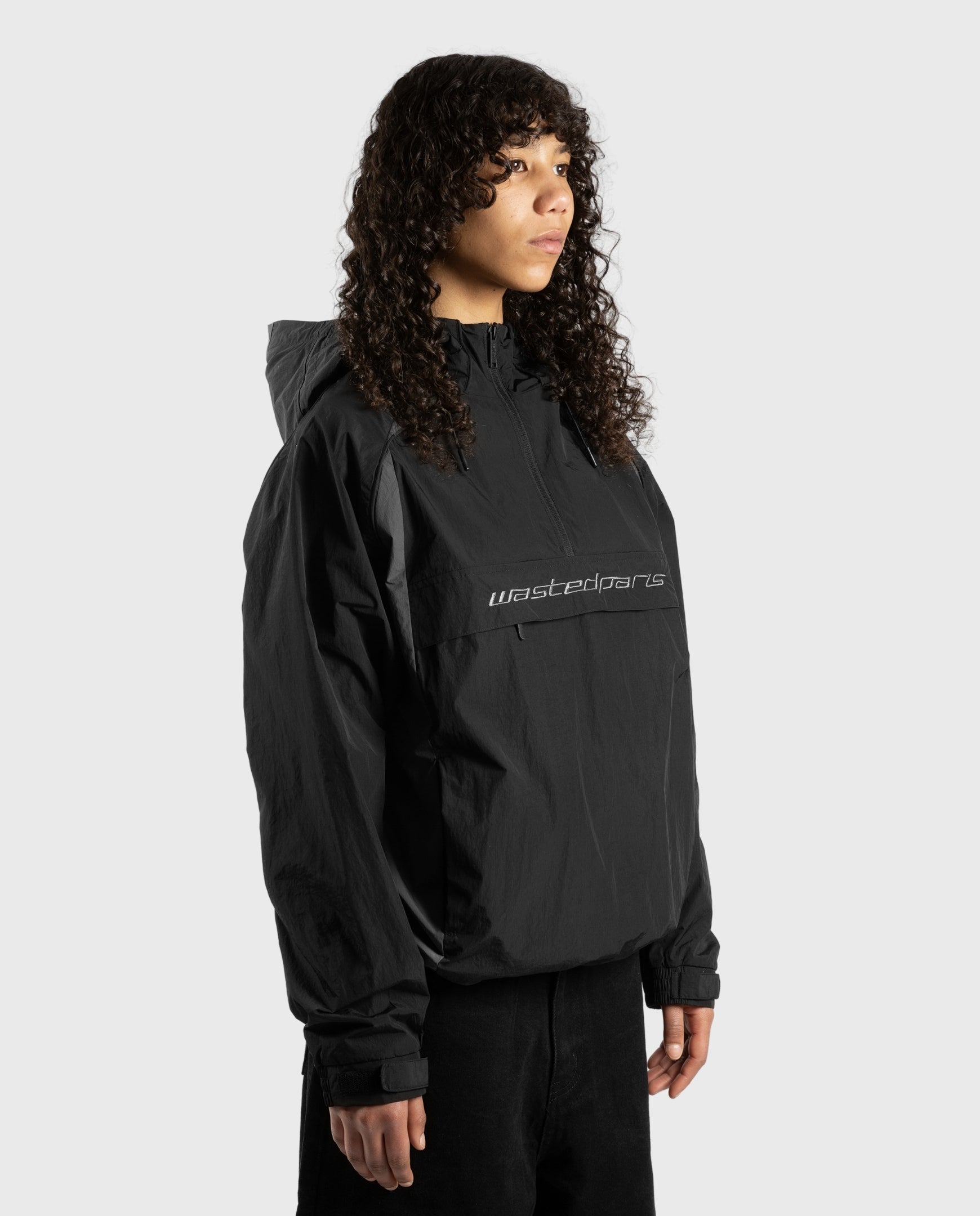 Wasted Paris Arena Windbreaker Black/Charcoal