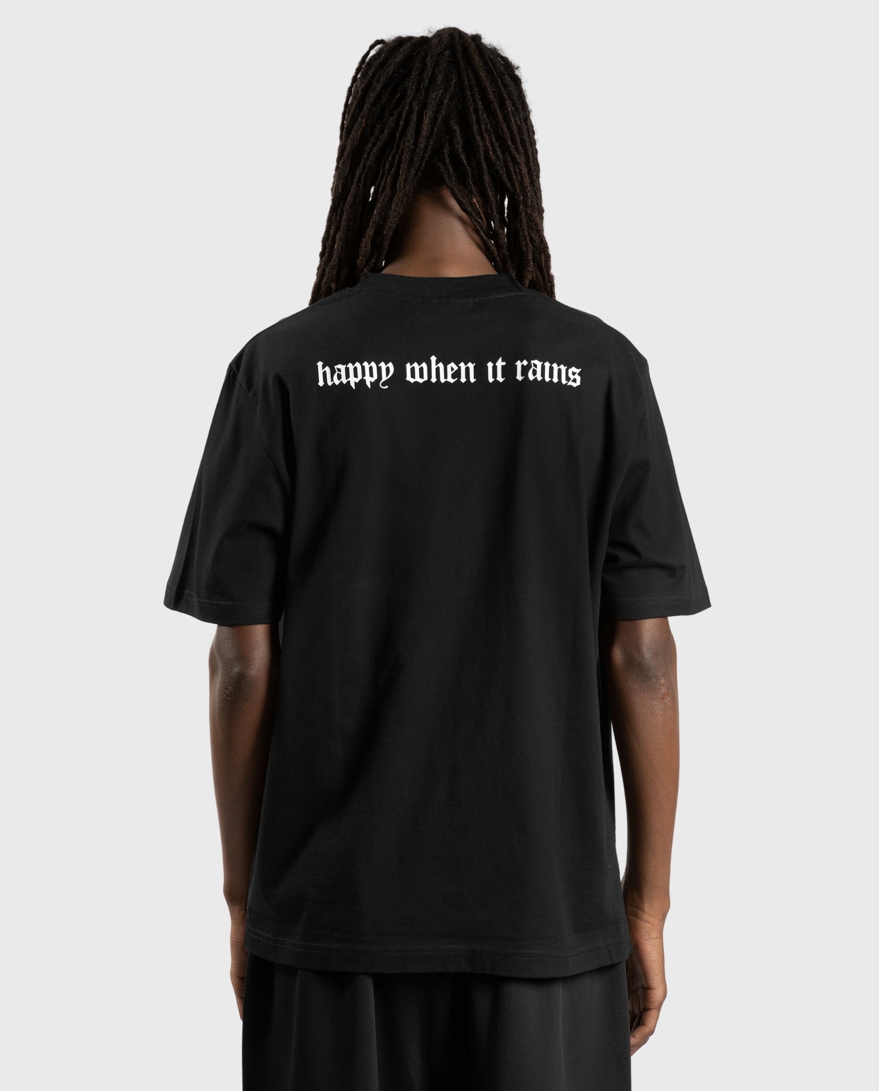 Wasted Paris Happy When It Rains T-Shirt Arena Black