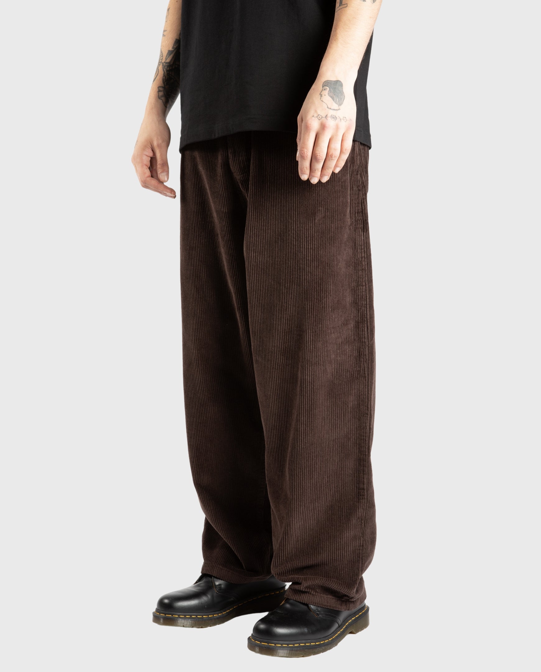 Wasted Paris Acid Corduroy Casper Pant Ice Brown