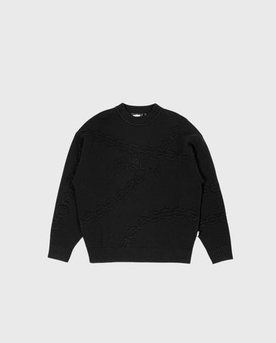 Wasted Paris Chrome Sweater Black