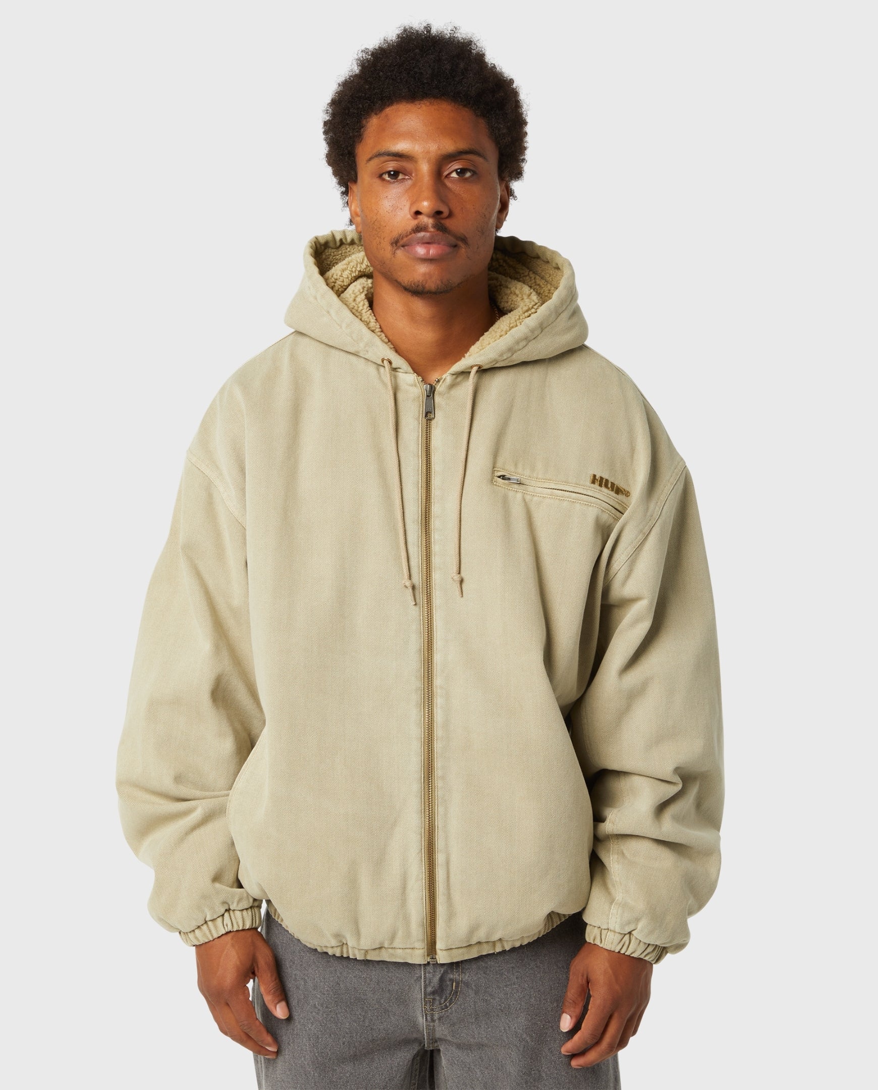 What A Jungle Denim Work Jacket Desert
