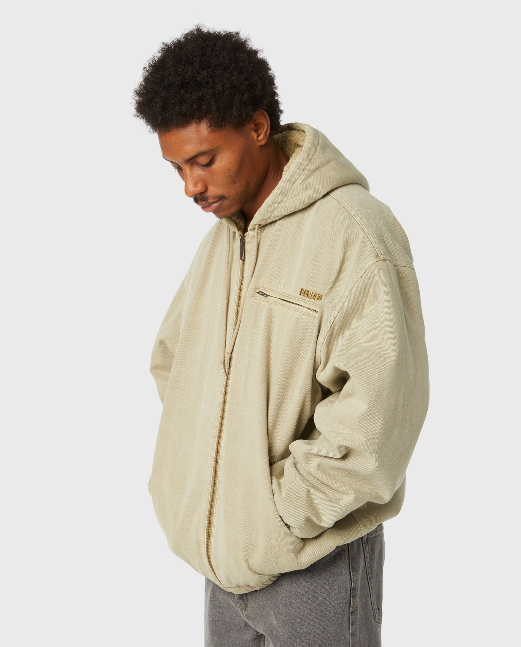 What A Jungle Denim Work Jacket Desert