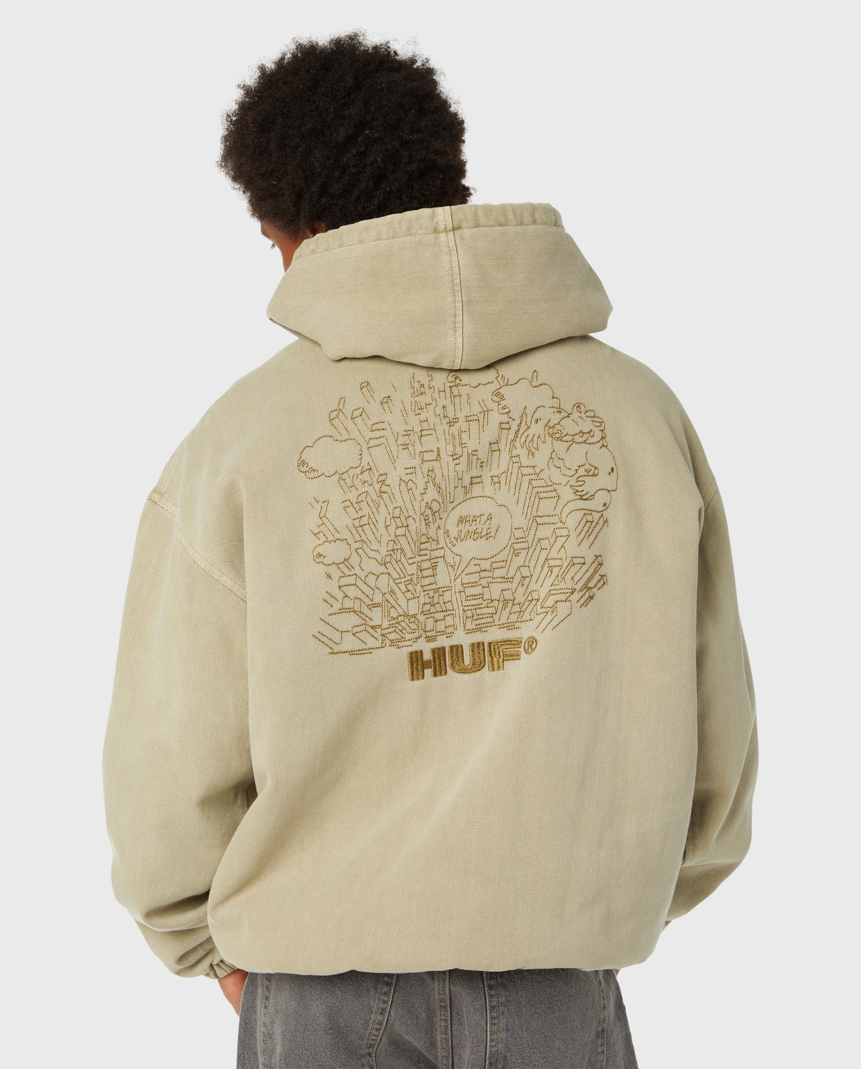 What A Jungle Denim Work Jacket Desert