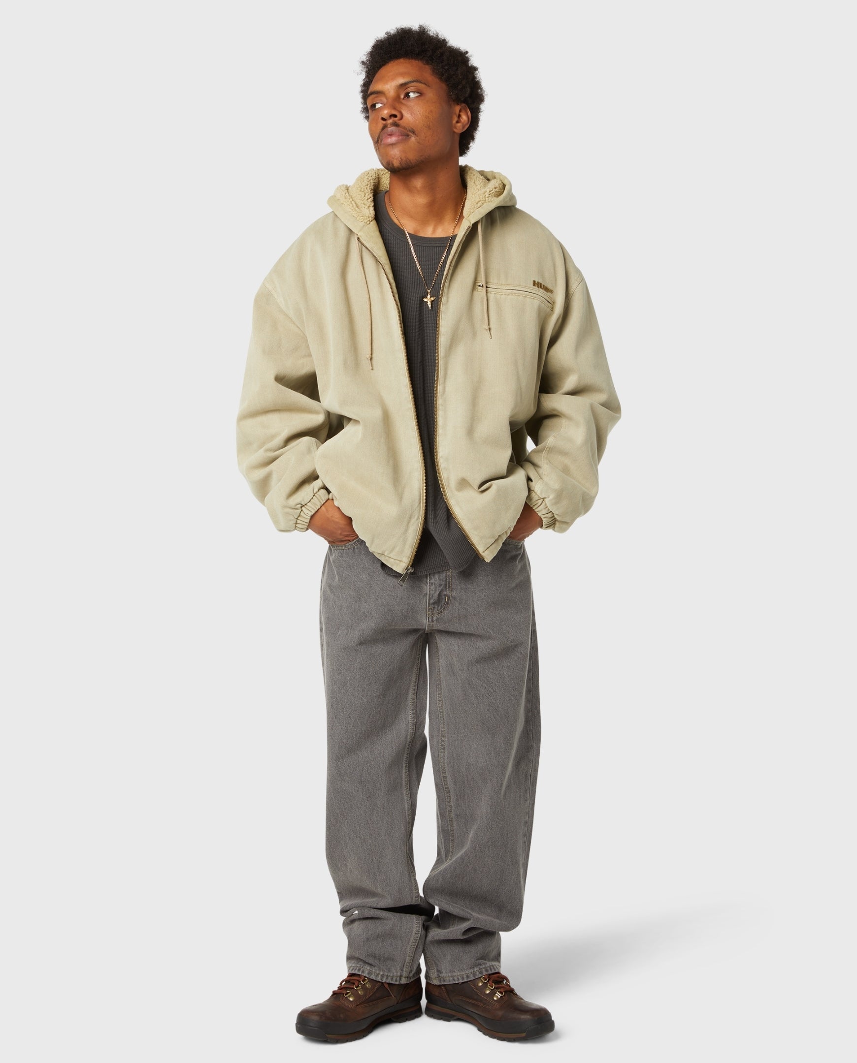 What A Jungle Denim Work Jacket Desert