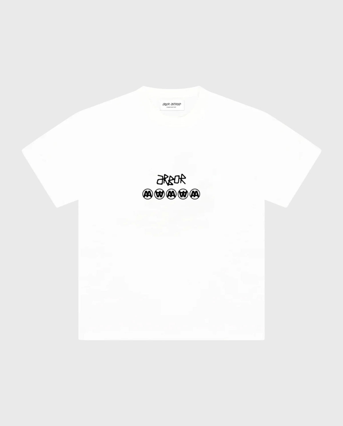 White AA Arbor Logo T-Shirt