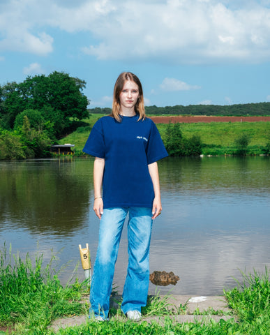 Arbor Antwerp White Star Blue T-Shirt | Noble