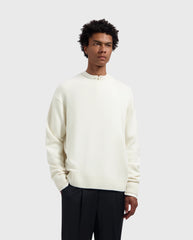 Essential Knitted Crewneck Off White / Mulch