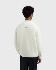 Essential Knitted Crewneck Off White / Mulch