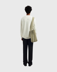 Essential Knitted Crewneck Off White / Mulch