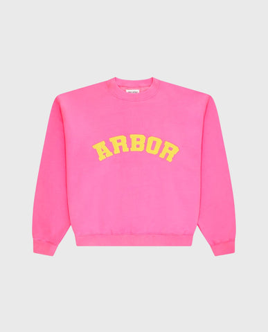 Yellow Arbor Crewneck Pink