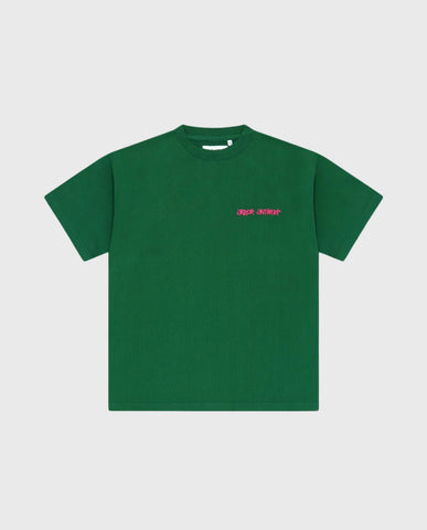 Pink Star Green T-Shirt