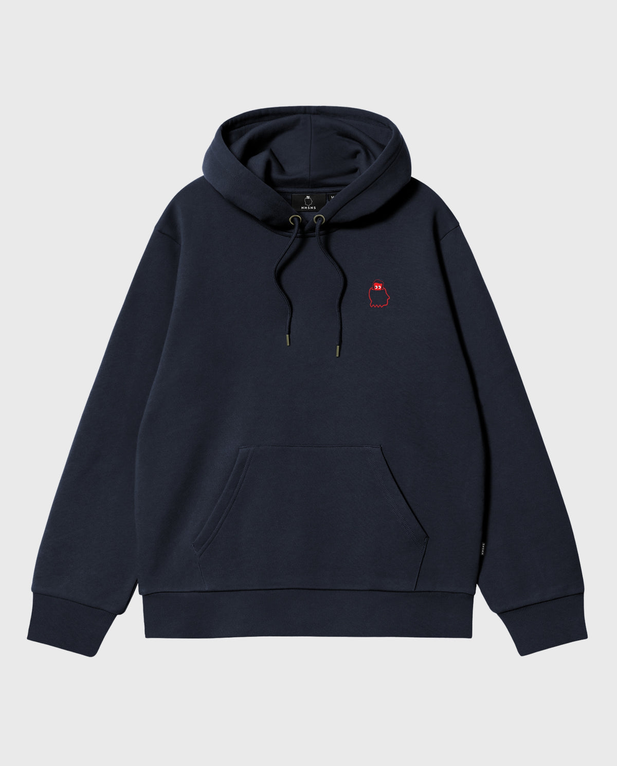 Arcade Embroidered Hooded Sweater Navy