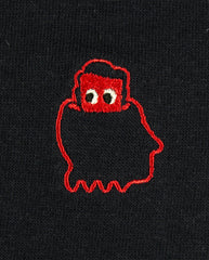 Arcade Embroidered Hooded Sweater Navy