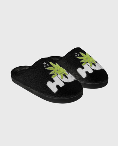 Fuzzy Slipper Black