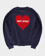 Heartwork Crewneck Blue