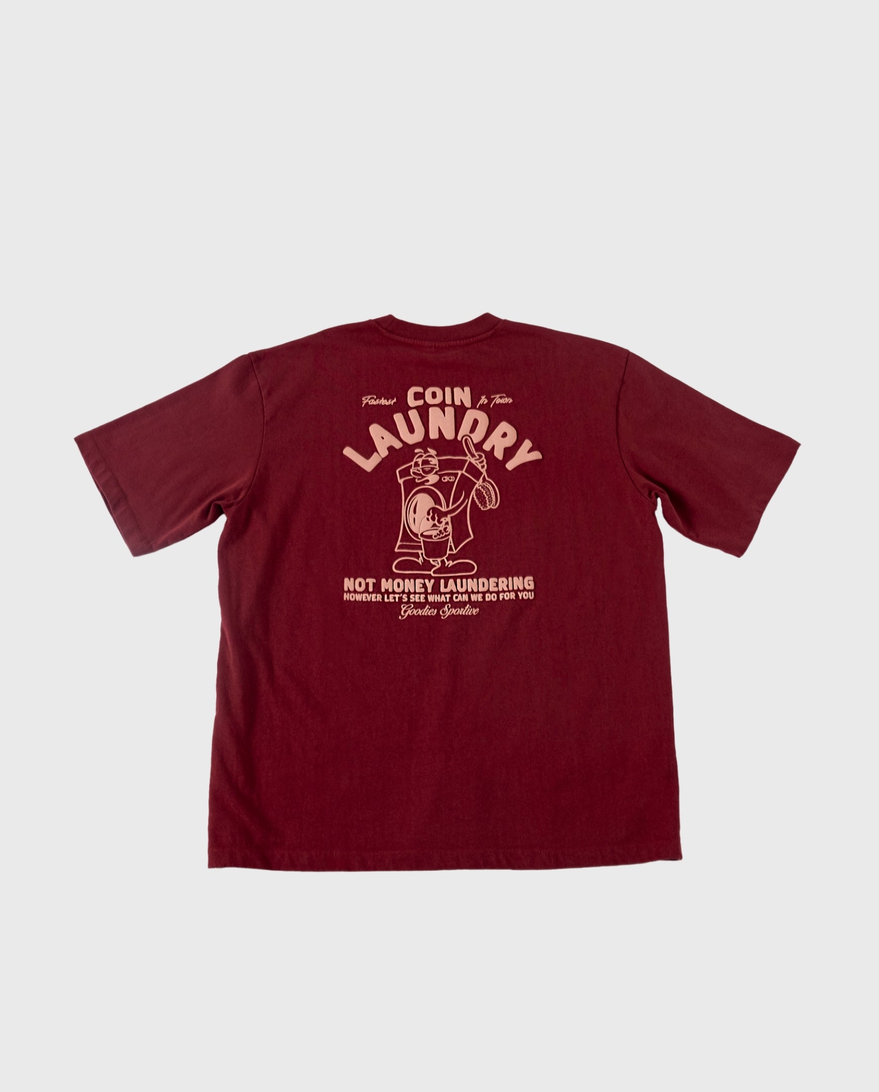 Goodies Sportive T-Shirt Laundry Burgundy