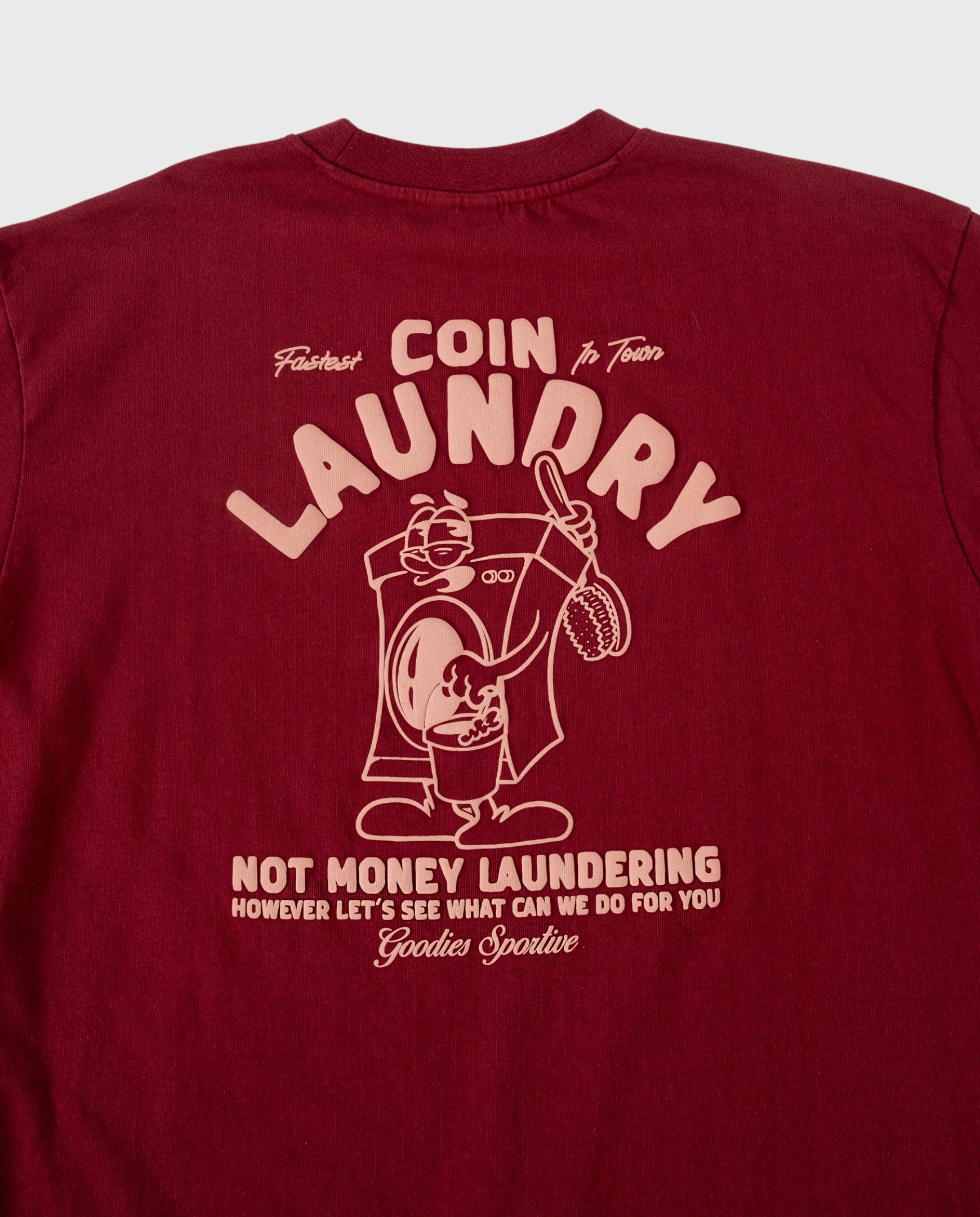 Goodies Sportive T-Shirt Laundry Burgundy