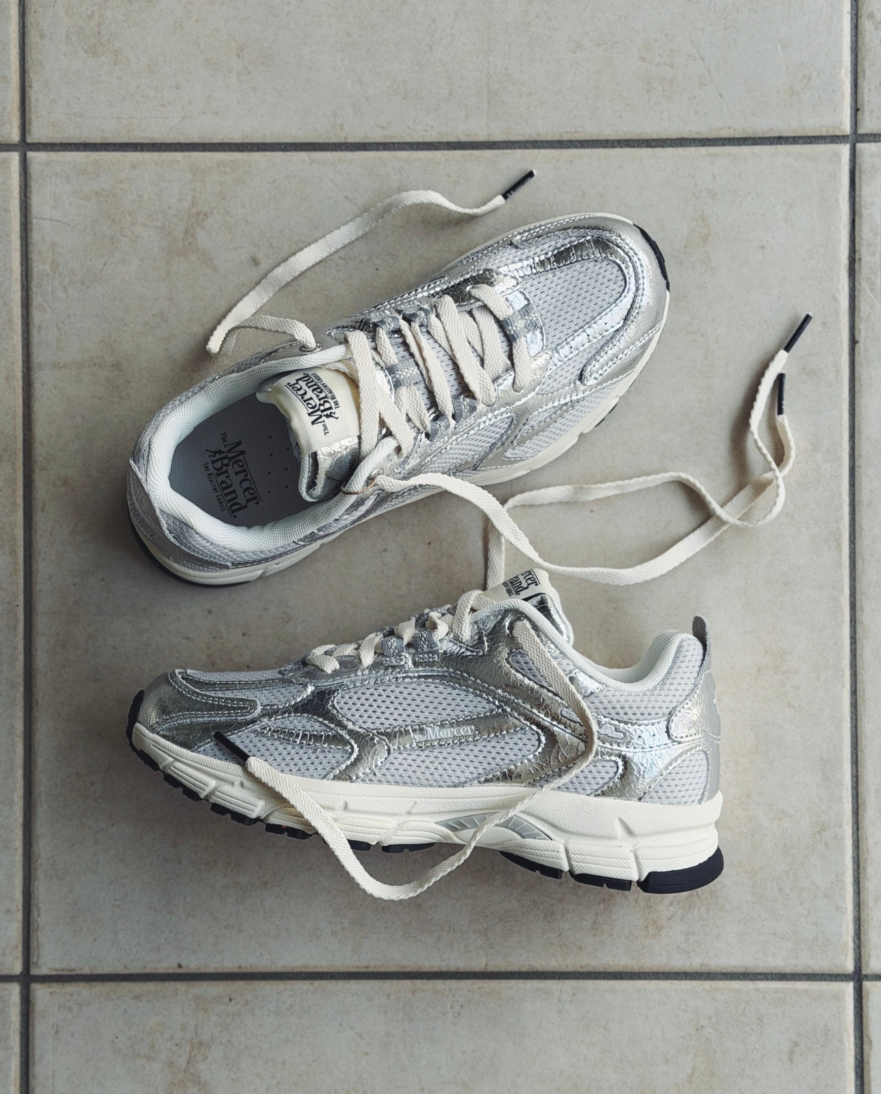 Mercer sneaker zilver