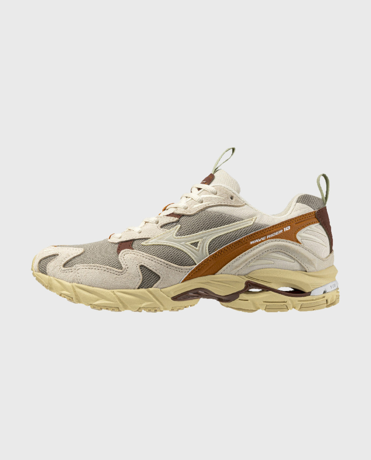 Mizuno Wave Rider 10 Vintage Khaki/Summer Sand/Pumpkin