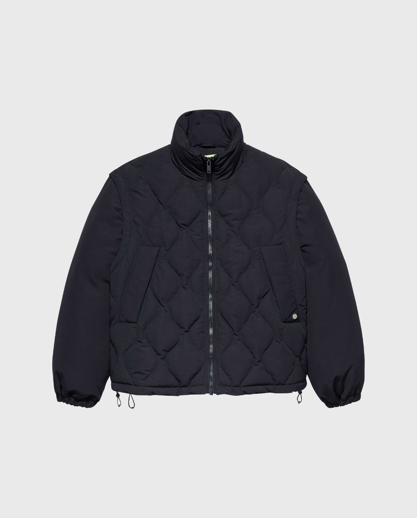 NASA Detachable Sleeves Quilted Jacket